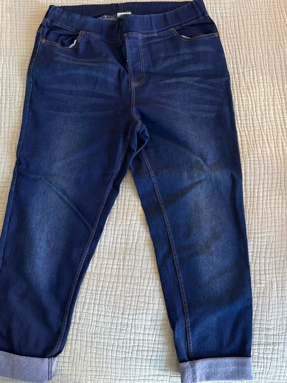 JVINI Navy Blue Denim Jeggings